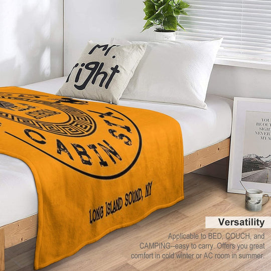 Cabin Six - Athena - Percy Jackson - Camp Half-Blood - Machine-washable Throw Blanket