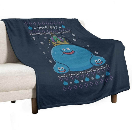 King Slime Christmas Durable Throw Blanket