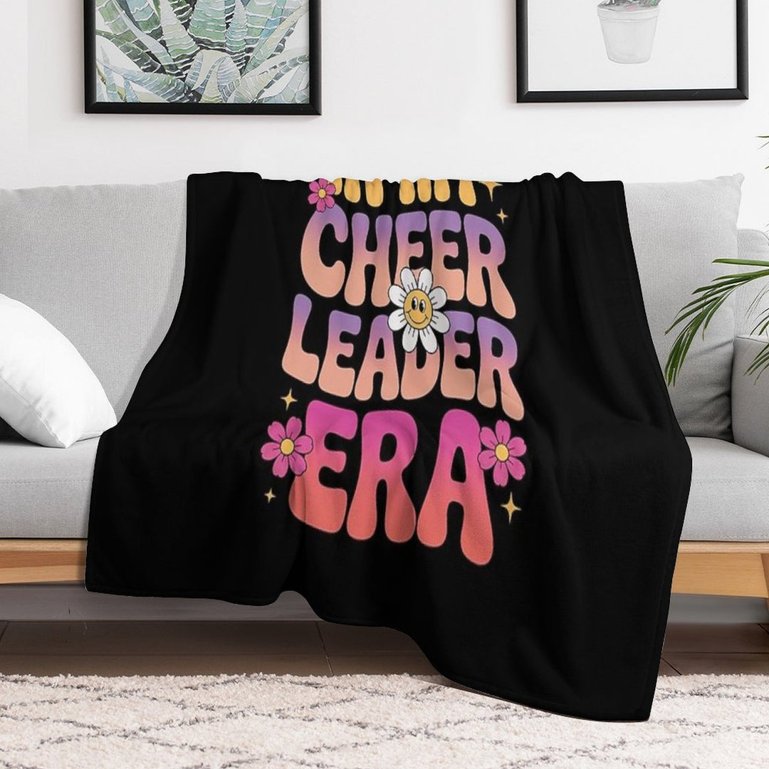 In My Cheer Leader Era Youth Cheerleader Compact Throw Blanket