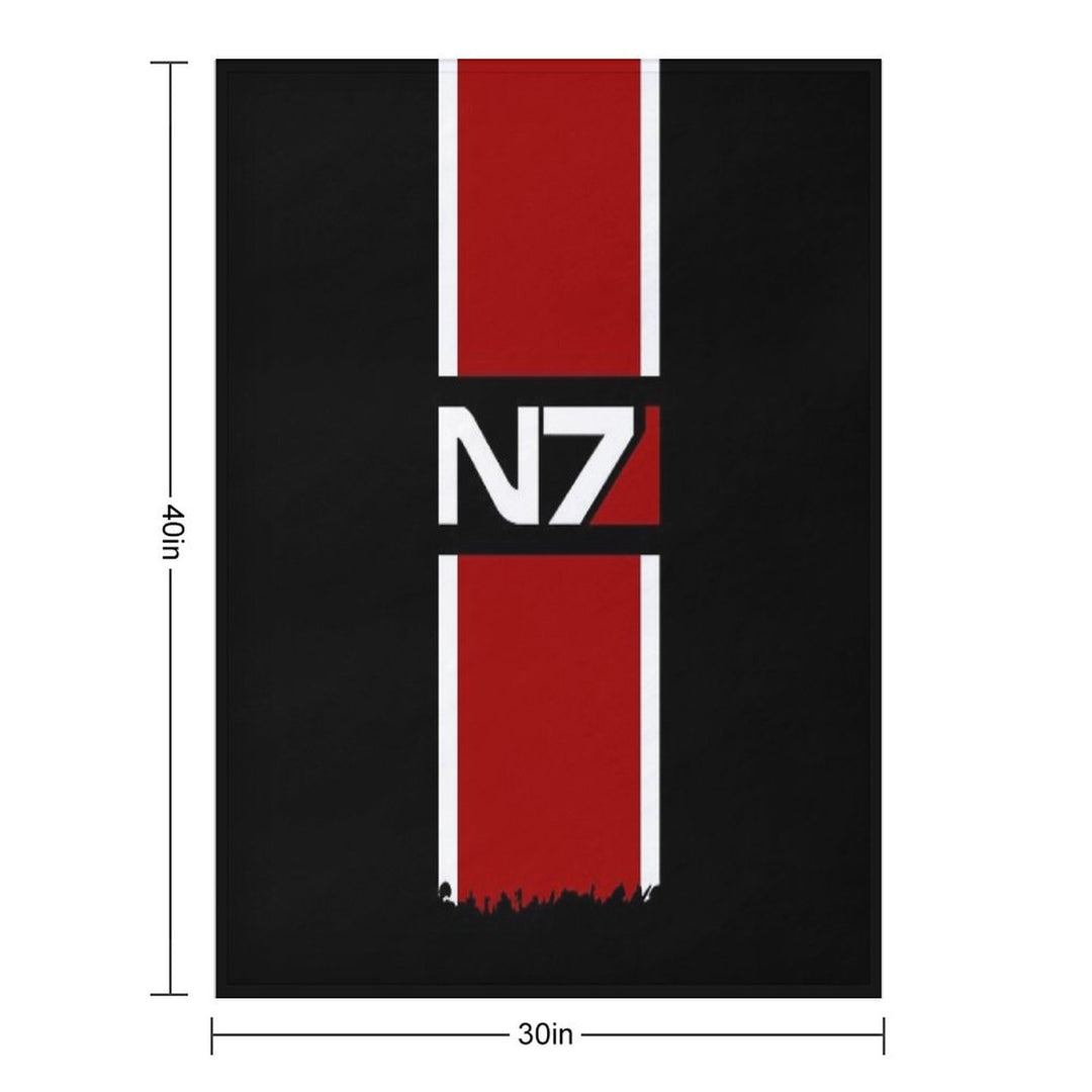 N7 Velvety-soft Throw Blanket