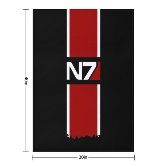 N7 Velvety-soft Throw Blanket