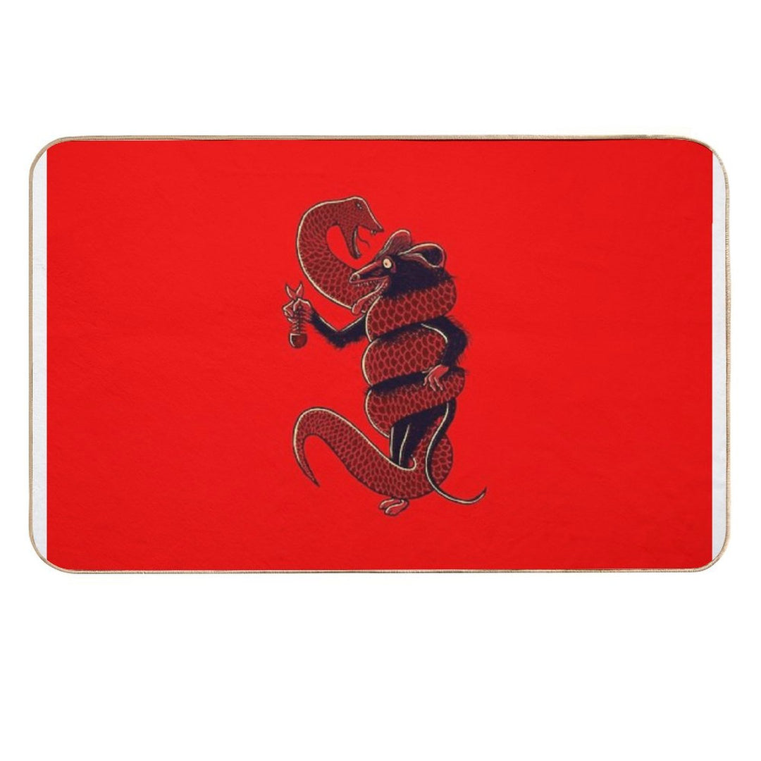 Breakfast  Pet-Safe Bath Mat