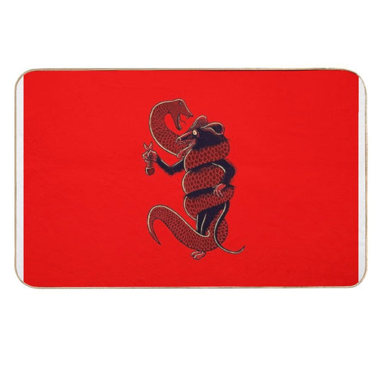 Breakfast  Pet-Safe Bath Mat