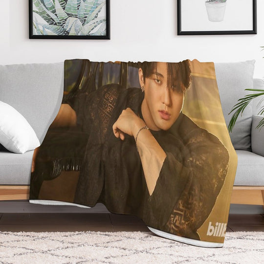 STRAY KIDS CHANGBIN Eco-conscious Throw Blanket