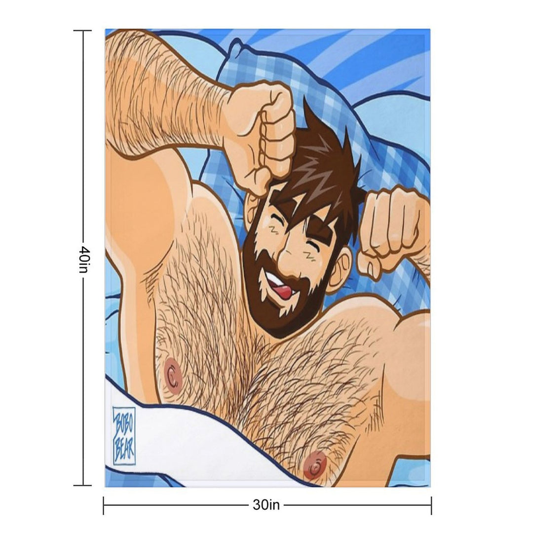 ADAM LIKES BEDTIME Gift-ready Throw Blanket