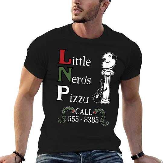 The Little Neros Pizza Christmas, Funny Christmas  Odor-resistant T-Shirt