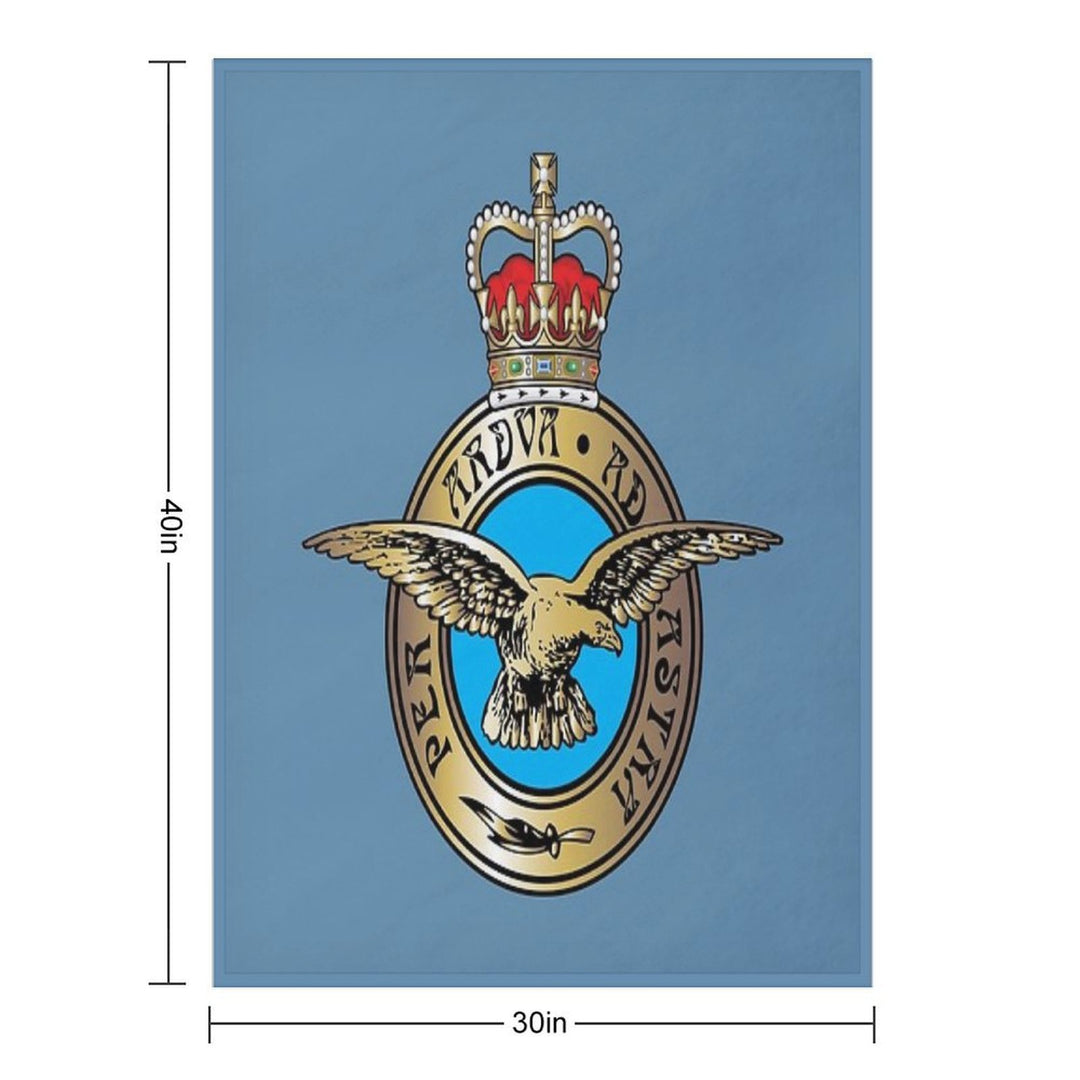 Royal Air Force Badge Quick-dry Throw Blanket