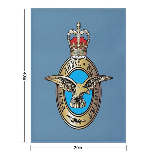 Royal Air Force Badge Quick-dry Throw Blanket