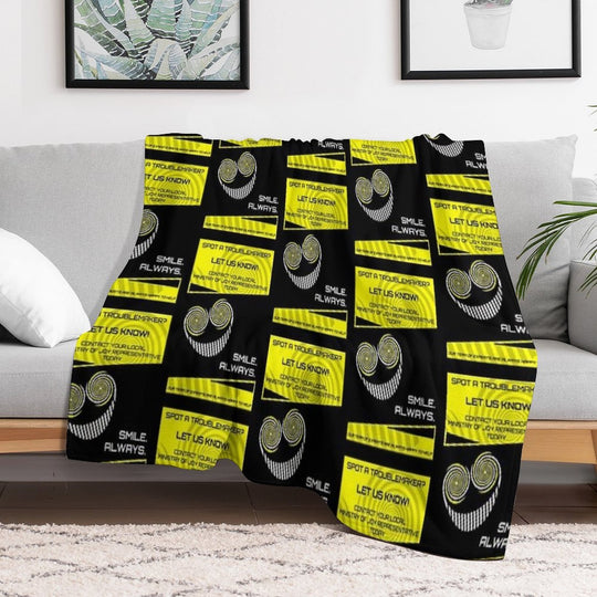 Spot A Troublemaker Versatility Throw Blanket