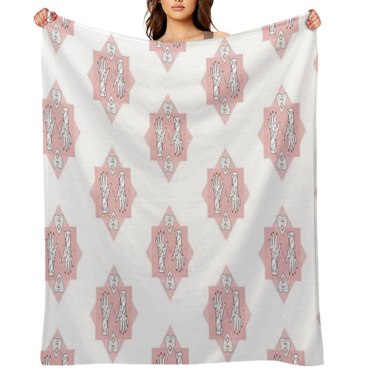 Ouija Hands Plush Throw Blanket