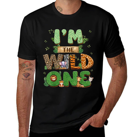 Im The Wild One Birthday Family Matching Party Decor  Durable T-Shirt