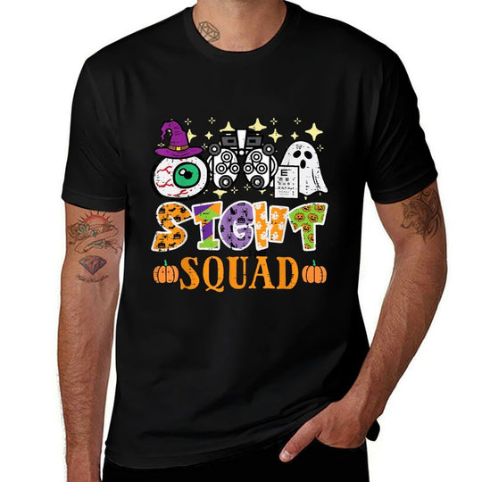Halloween Optometrist Sight Squad Optometry Costume Women  Cotton T-Shirt