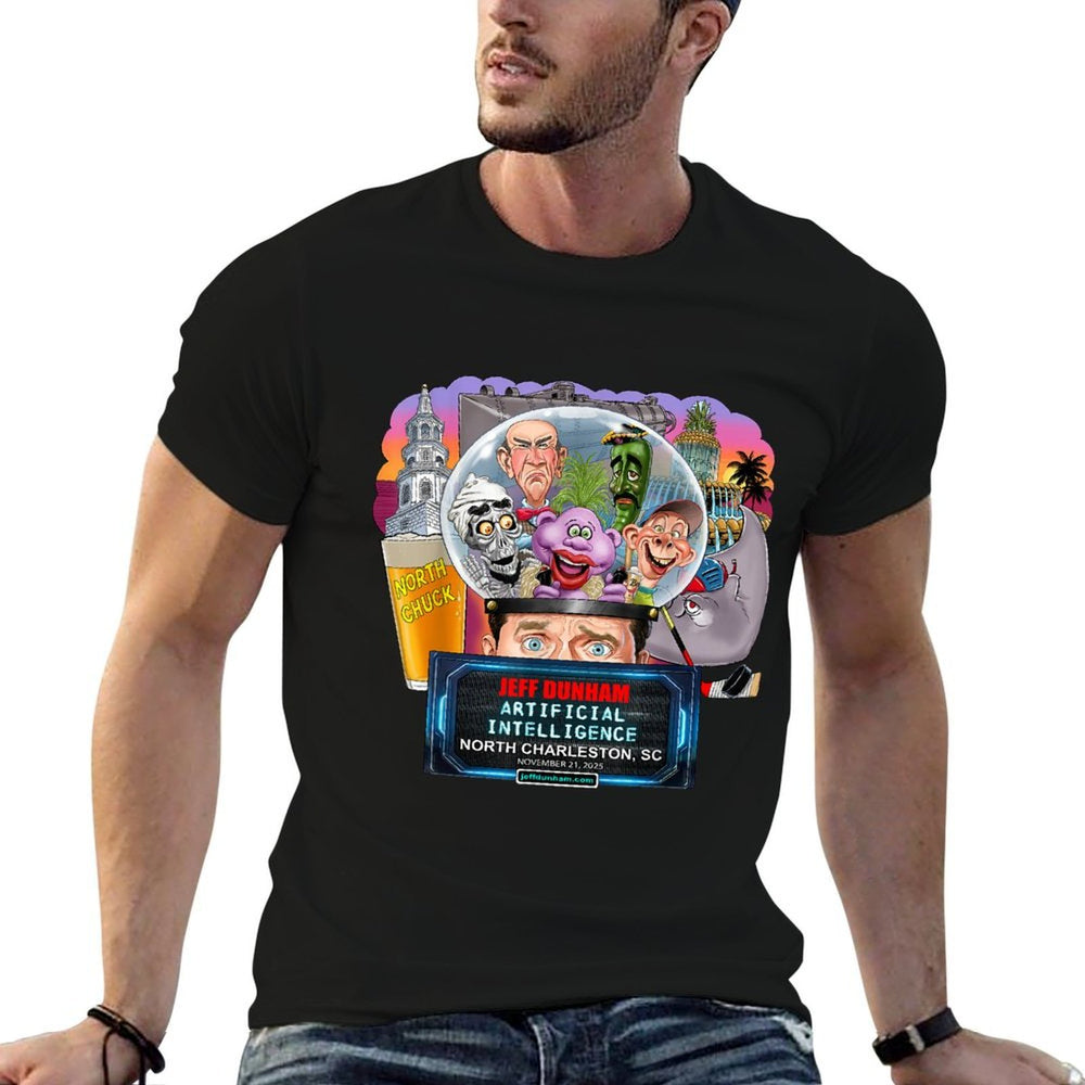 Jeff Dunham North Charleston, SC  Oversized Silhouette T-Shirt