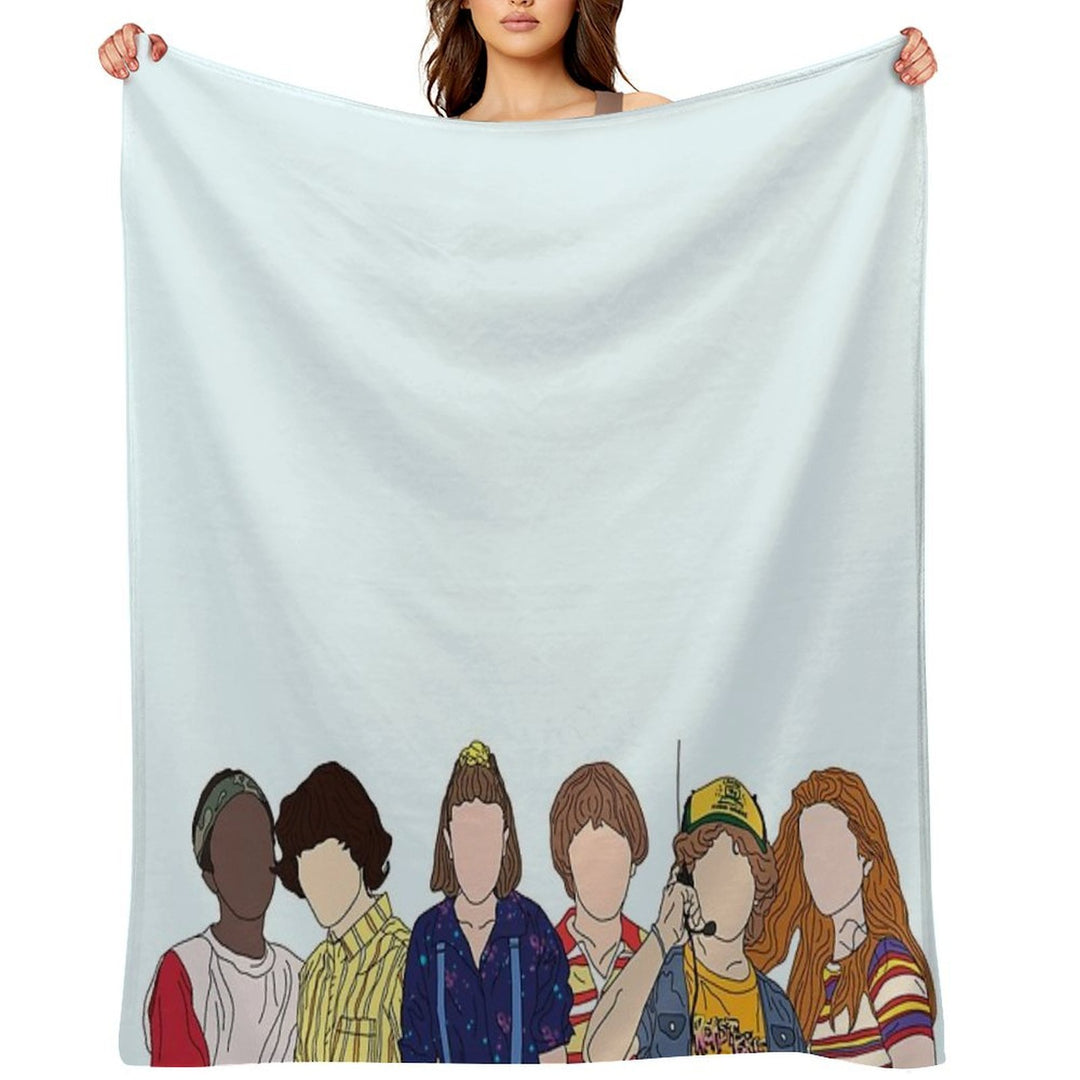 Stranger Things 3 Machine-washable Throw Blanket