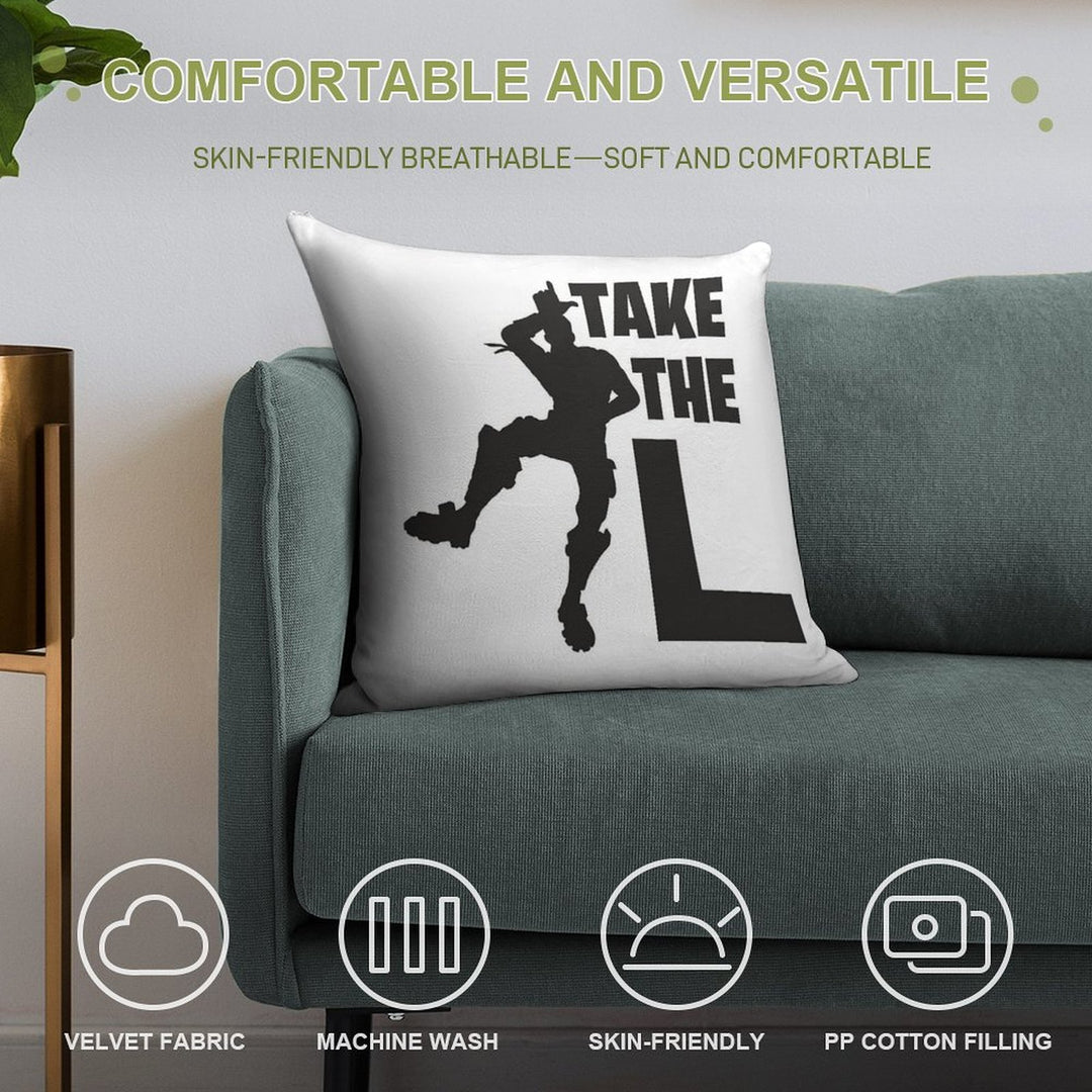 Take The L - Nite For Soft Anti-Pilling Throw Pillow