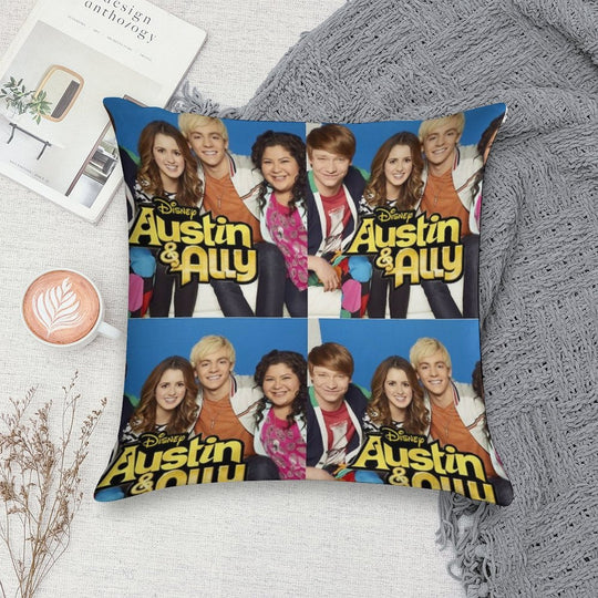 Austin & Ally Merch Soft Shrink-Resistant Throw Pillow
