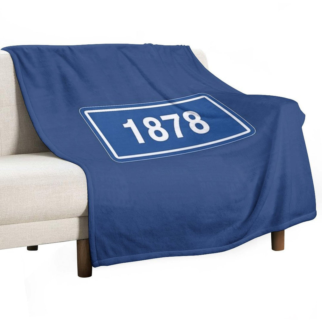 1878 Durable Throw Blanket