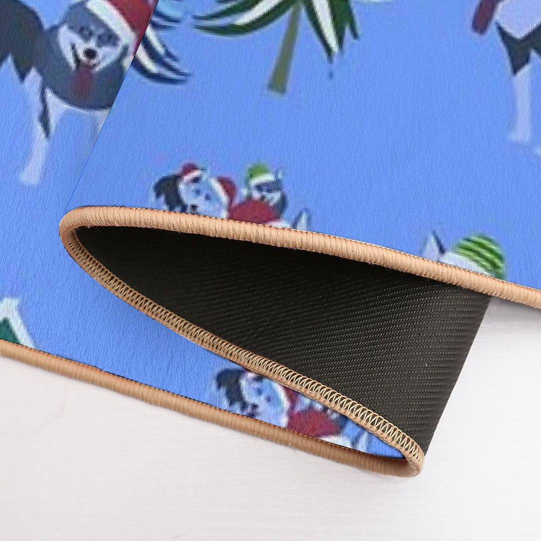 Dog Sledding in Lapland  Long-Lasting Bath Mat