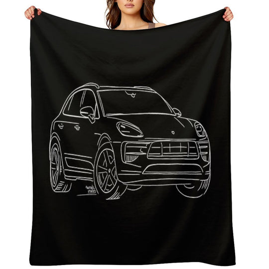 Porsche Macan GTS All-season Throw Blanket