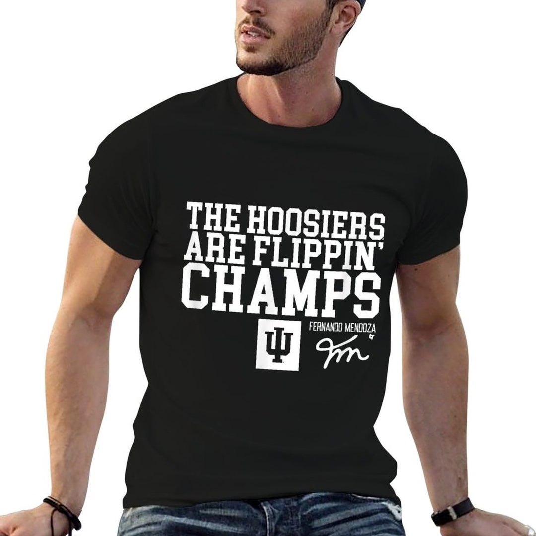 Fernando Mendoza - Hoosiers Are Flippin Champs - IU Football  Vintage-inspired T-Shirt