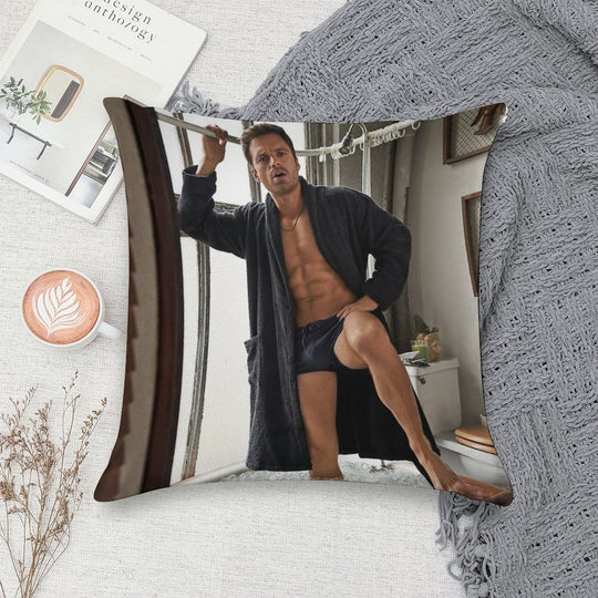 Sebastian Stan Soft Warmth Comfort Throw Pillow