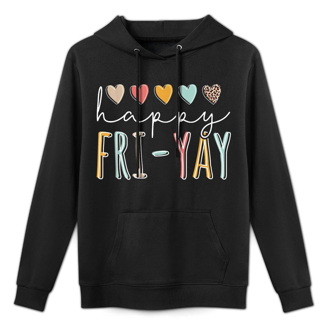 Friyay Happy Fri Yay Teacher Relaxed Fit Hoodie