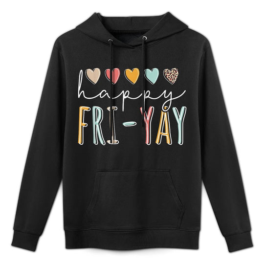 Friyay Happy Fri Yay Teacher Relaxed Fit Hoodie