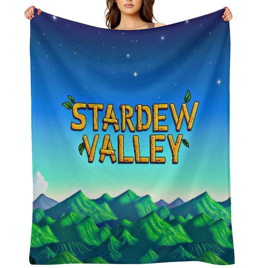 Stardew Valley Title Quick-dry Throw Blanket