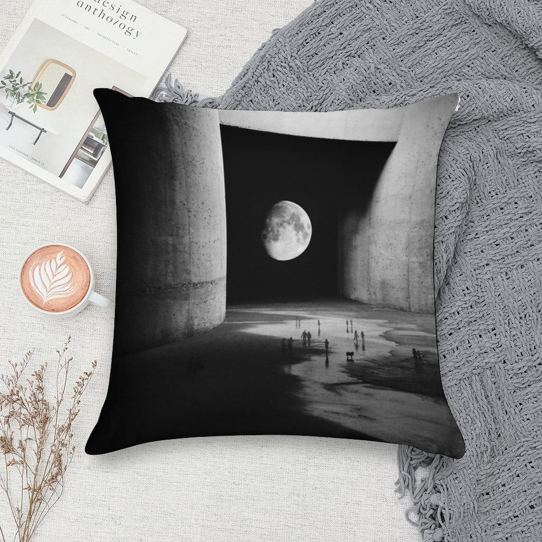 To The Moon Soft Warmth Comfort Throw Pillow