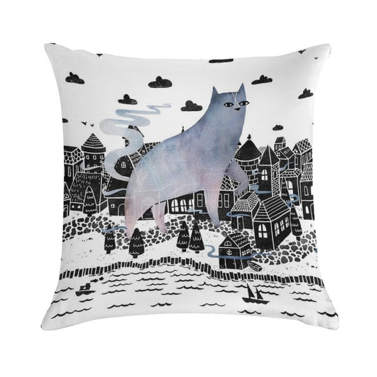 The Fog Soft Multiple Sizes Throw Pillow