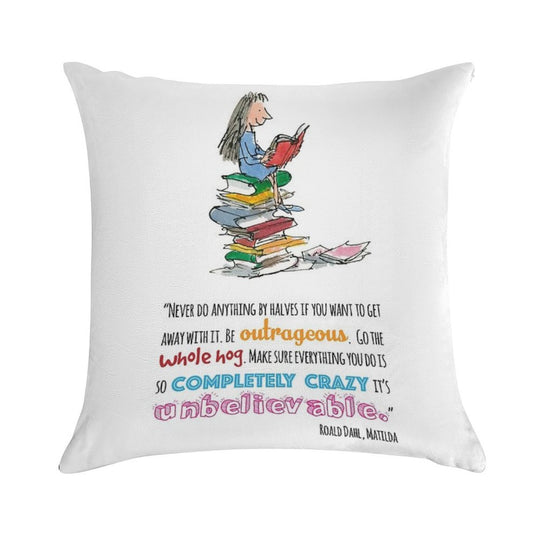 Matilda Soft Short Plush Fabric Throw Pillow