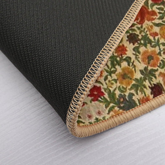 Yellow Boho Textile  Multi-Purpose Bath Mat