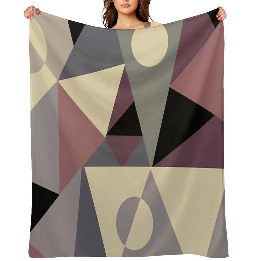 Triangulation I Lightweight Throw Blanket