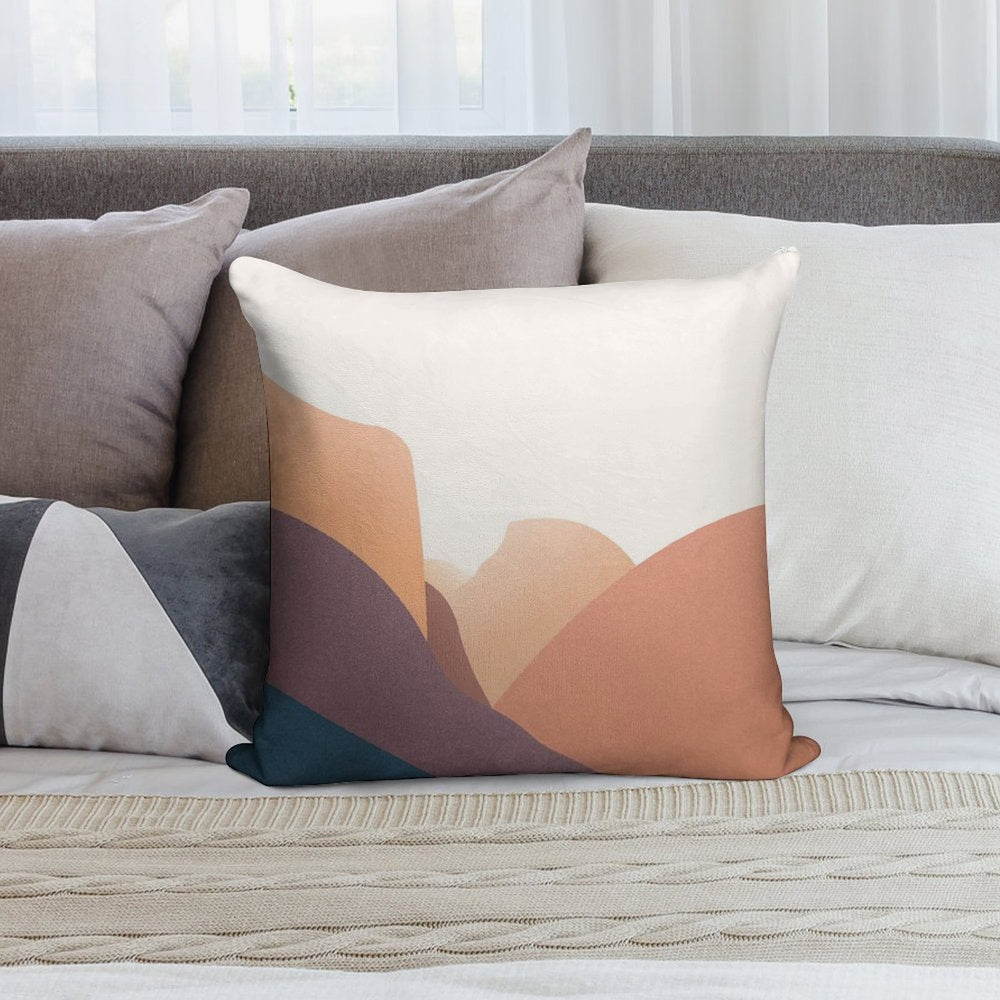 Yosemite Backdrop Soft Hidden Zipper Throw Pillow