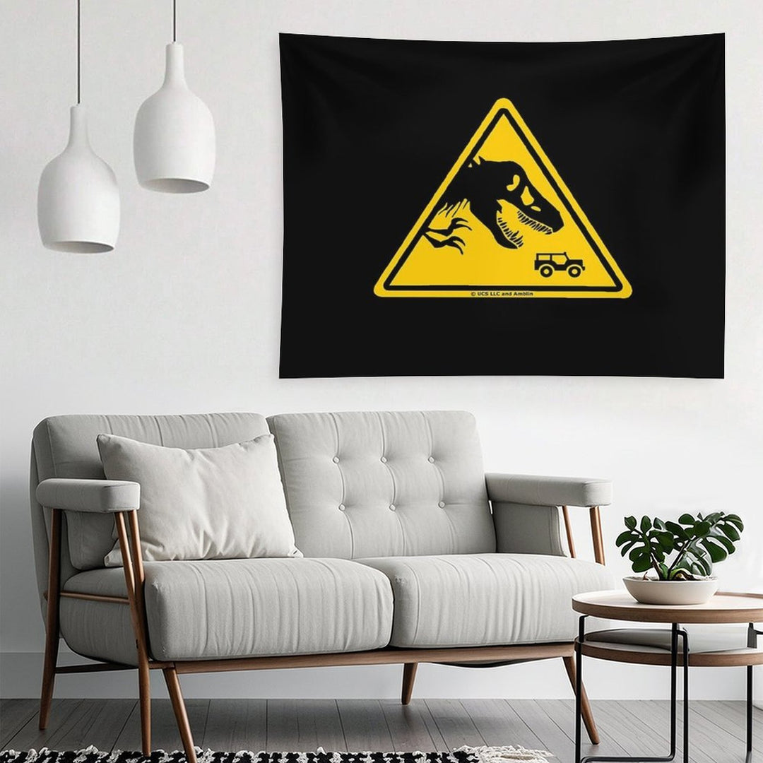 Jurassic Park Sign Tapestry