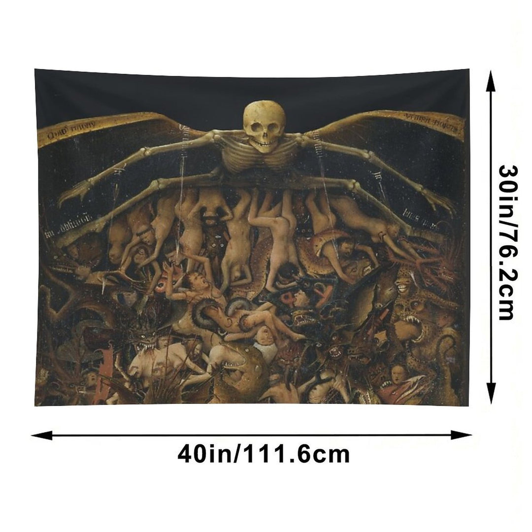 HD The Crucifixion The Last Judgment (detail) by Jan Van Eyck HIGH DEFINITION Tapestry