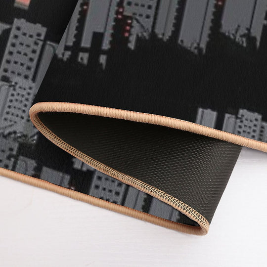 Brutalist Apocalypse  Stain-Proof Bath Mat