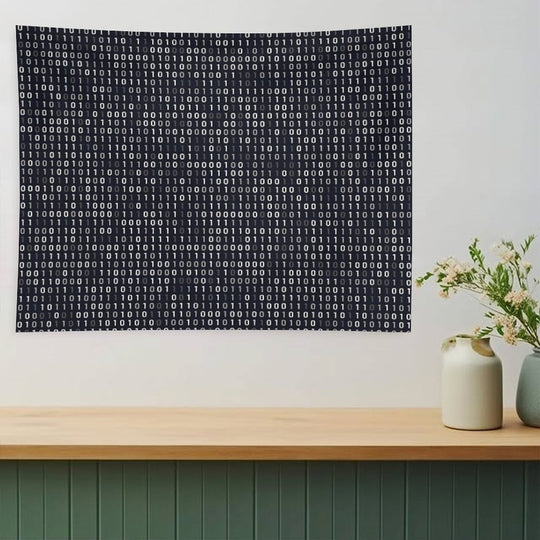 Binary Matrix Code Tapestry