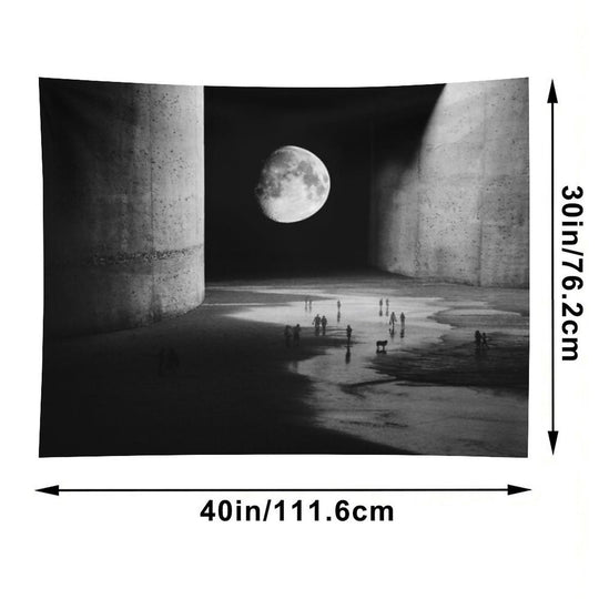 To The Moon Tapestry