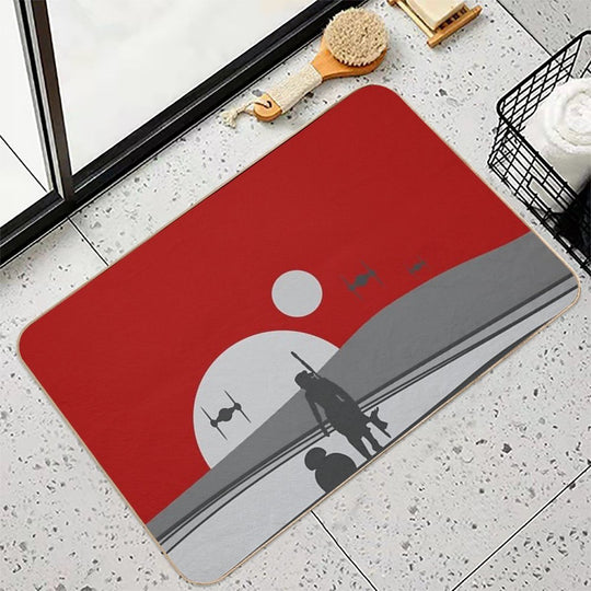 Sunset  Easy To Clean Bath Mat