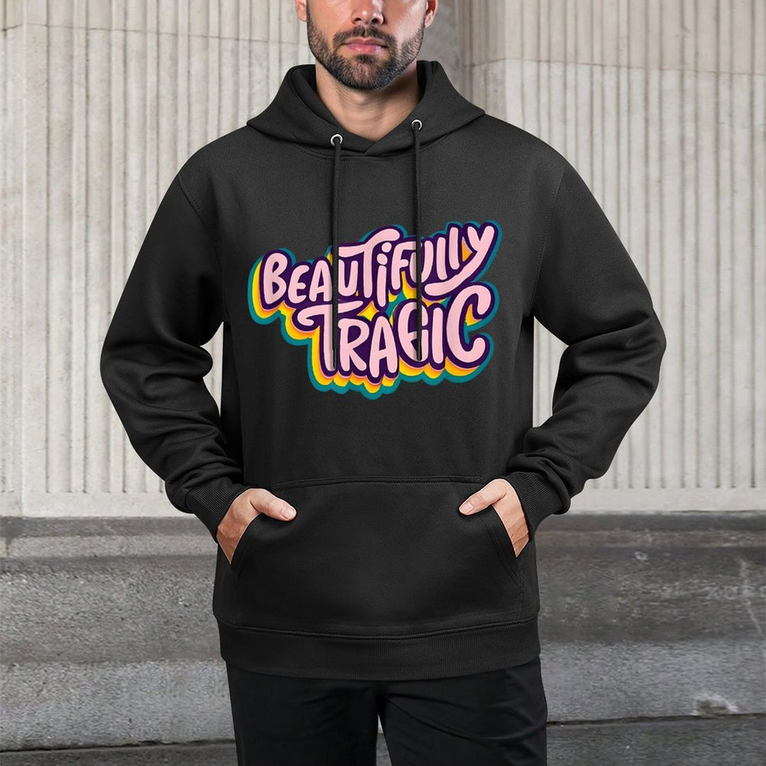 Wicked Elphaba Beautifully Tragic Graffiti Cotton-Polyester Blend Hoodie