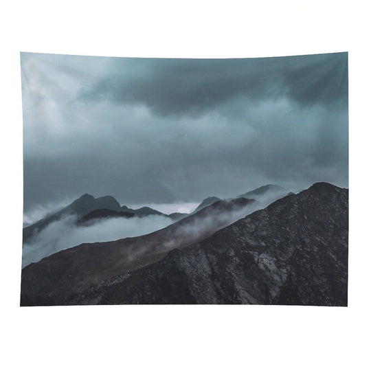 Misty Morning before The Summer Storm Tapestry