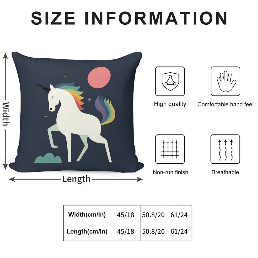 Stay Shine Soft Hidden Zipper Throw Pillow