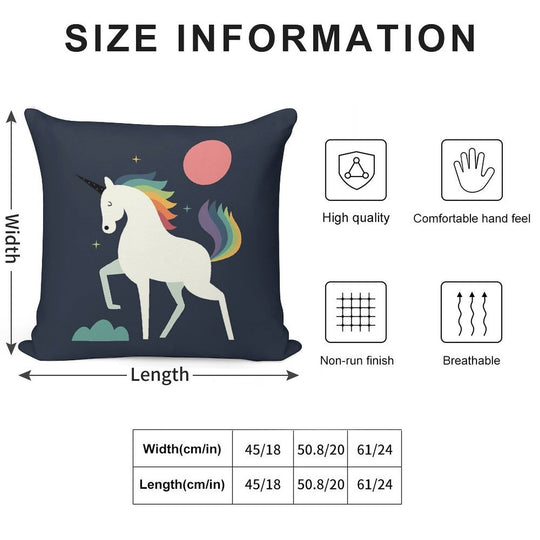 Stay Shine Soft Hidden Zipper Throw Pillow