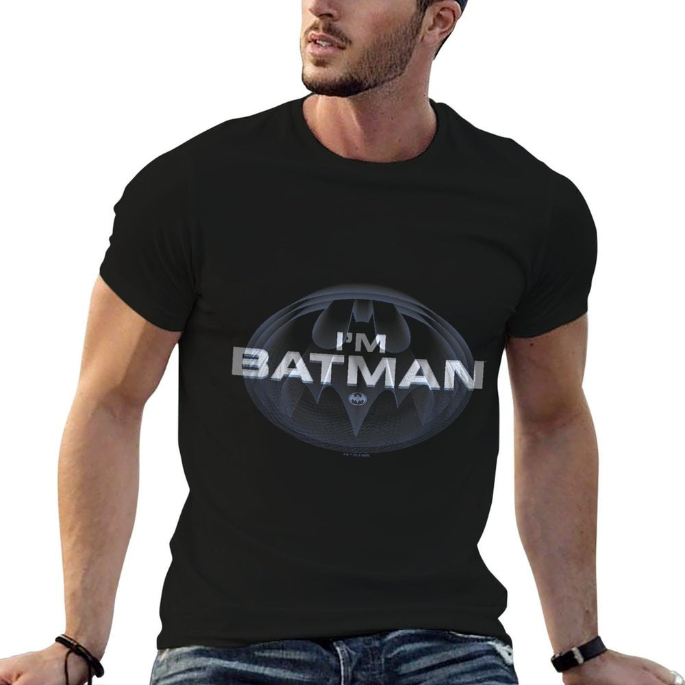 The Flash Im Batman Vintage Michael Keaton Bat Symbol  Trendy Pattern T-Shirt