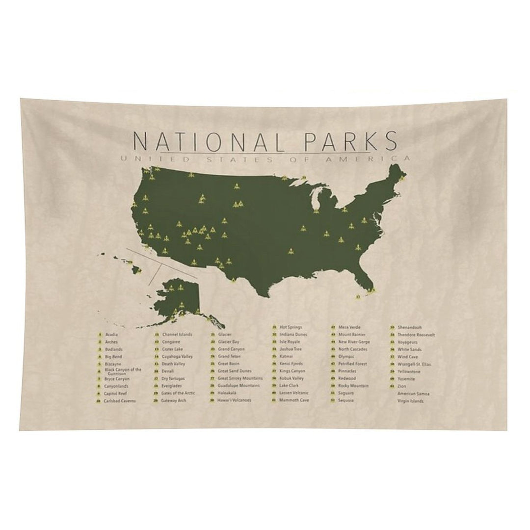US National Parks Tapestry