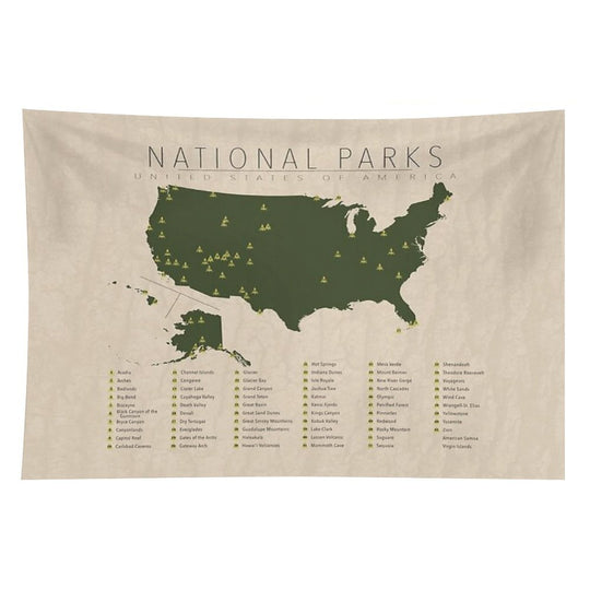 US National Parks Tapestry