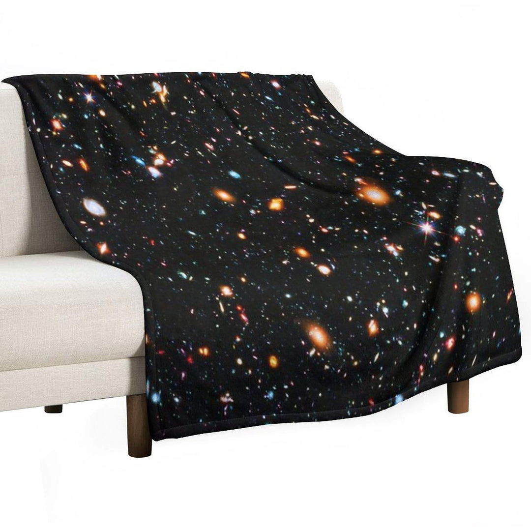 Hubble Extreme Deep Field Sustainable Throw Blanket