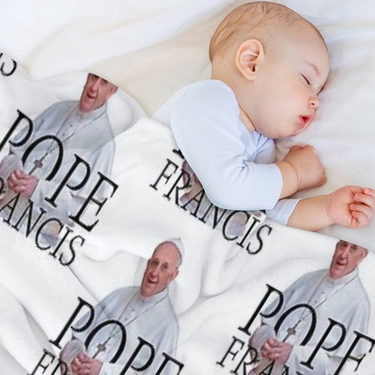 Pope Francis Compact Throw Blanket