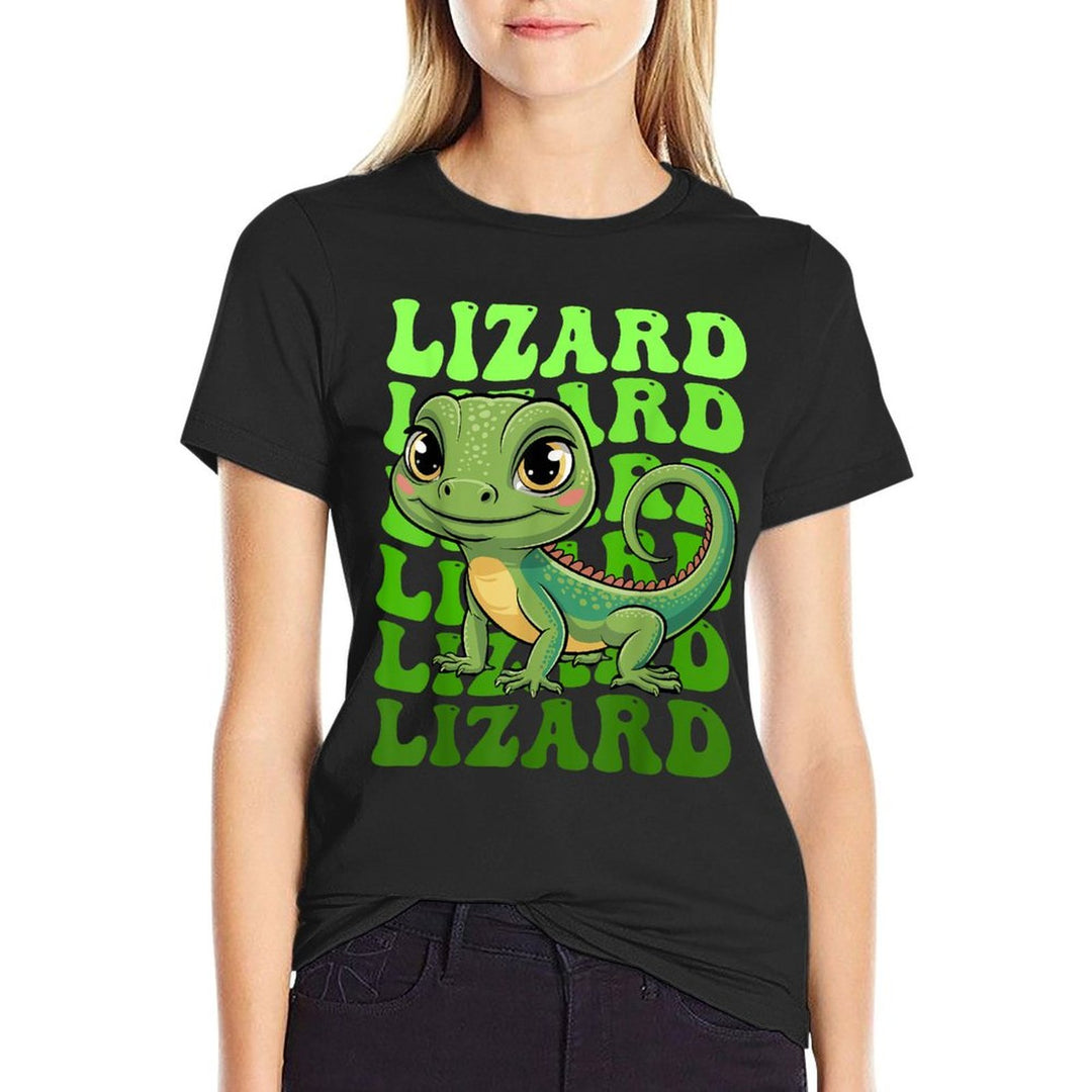 Lizard Lizard Lizard Meme  High-quality Stitching T-Shirt